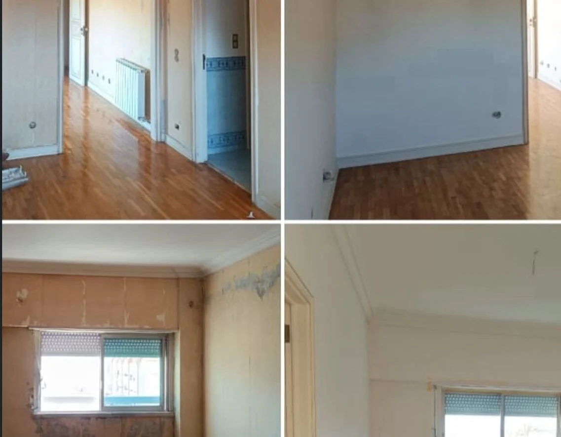 Before and after — rooms brought back