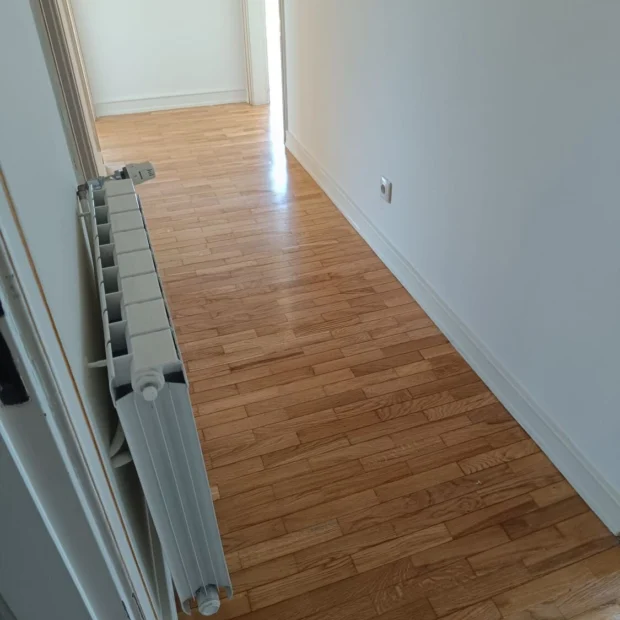 After — corridor finished