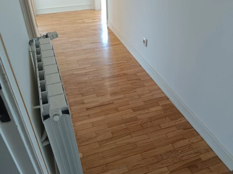 After — corridor finished
