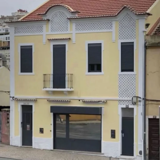After — the same facade renovated