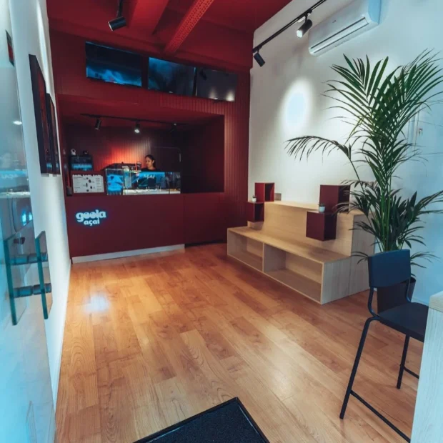 Shop: timber floor and bespoke joinery