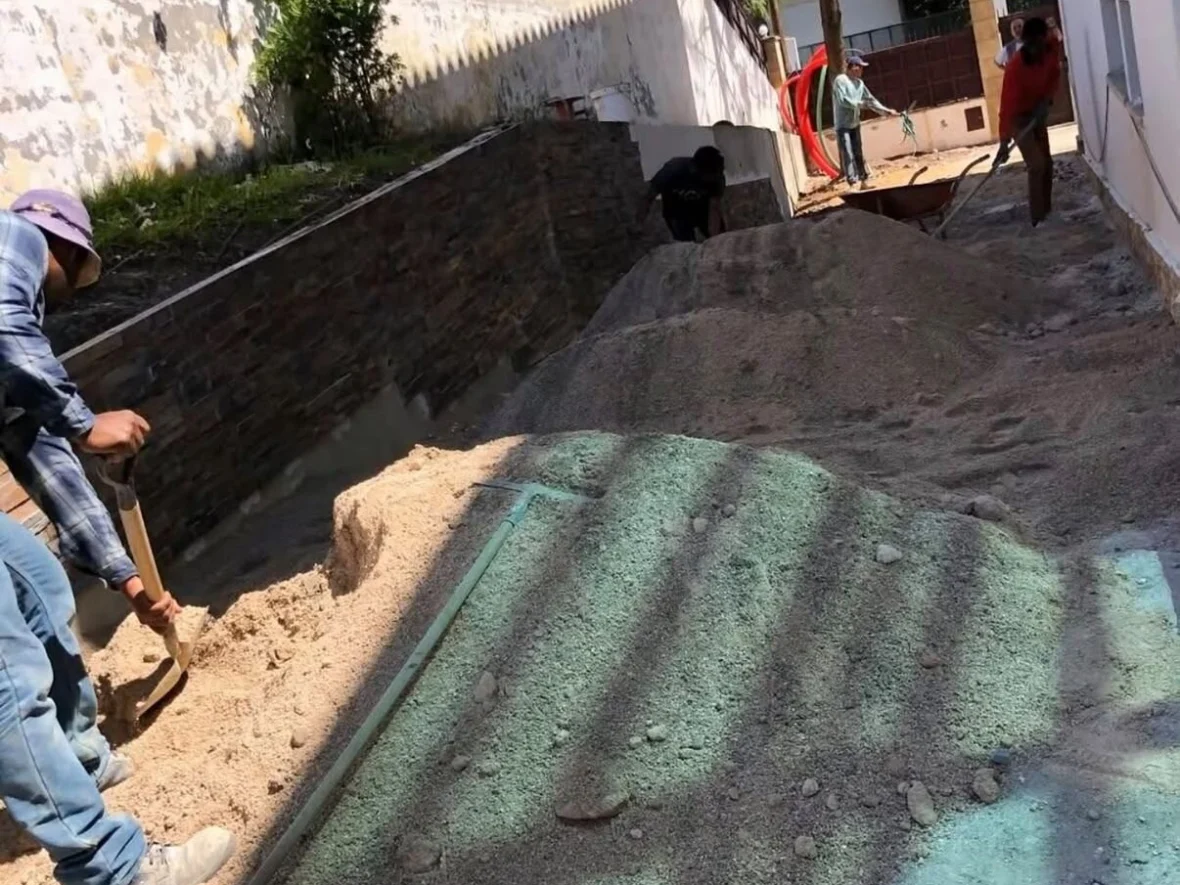 During — excavation and earth moving