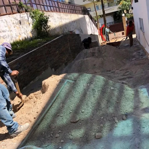 During — excavation and earth moving