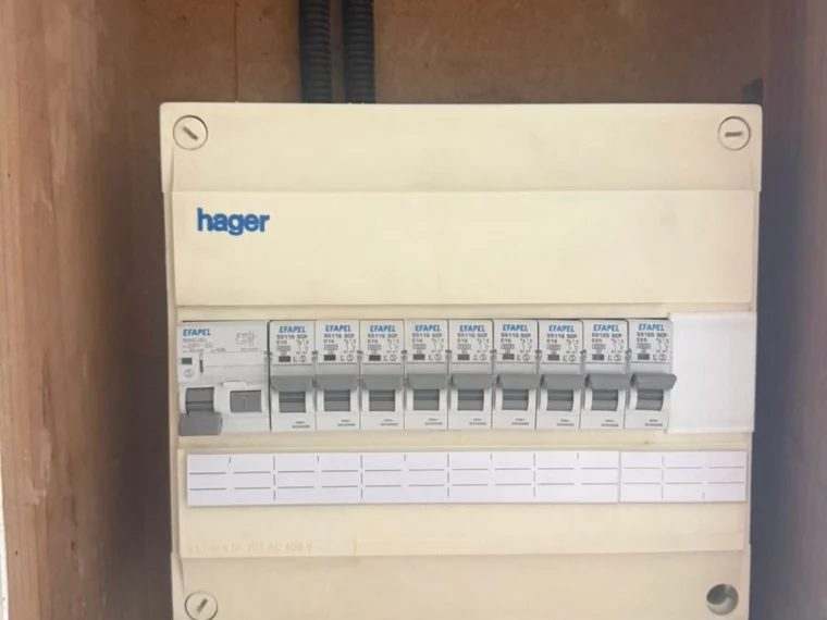 Consumer unit finished