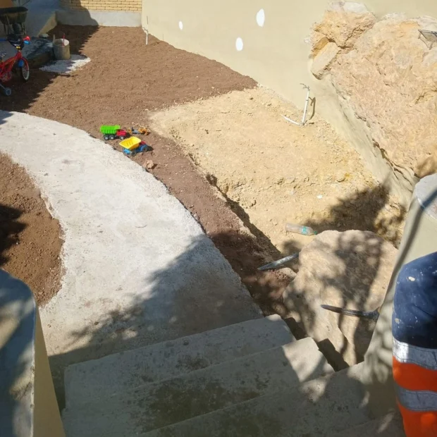 Excavation and ground preparation
