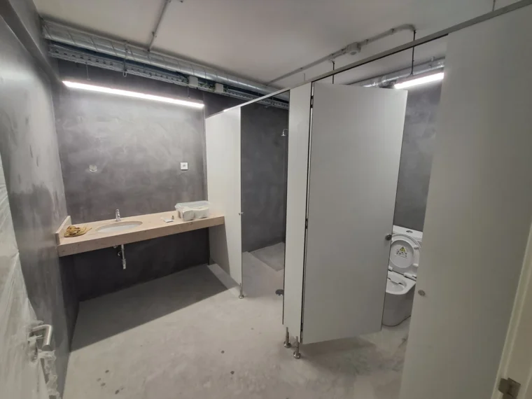 Commercial washrooms finished